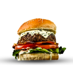 Blue Cheese & Mushroom Burger 